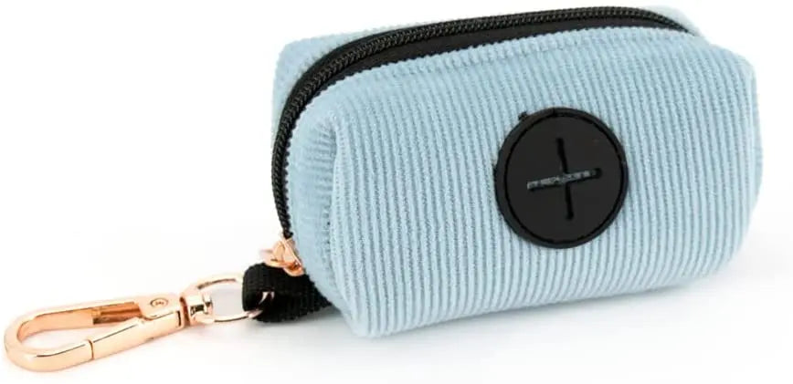 Adjustable Neck Harness - Pastel Blue Corduroy