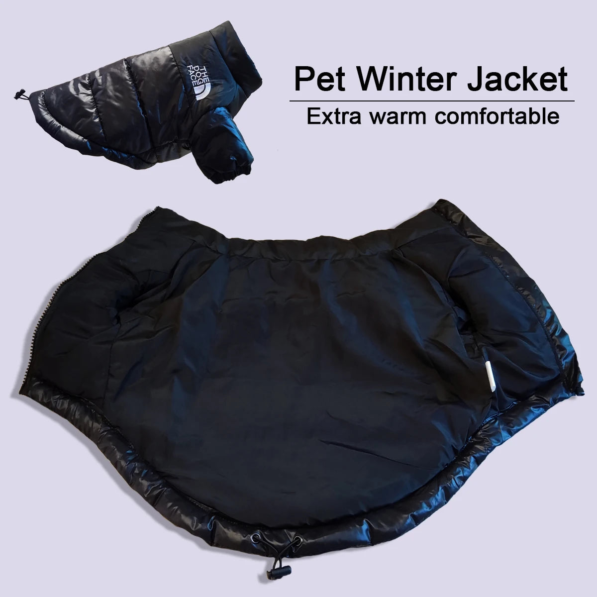 Winter Dog Puffer Coat