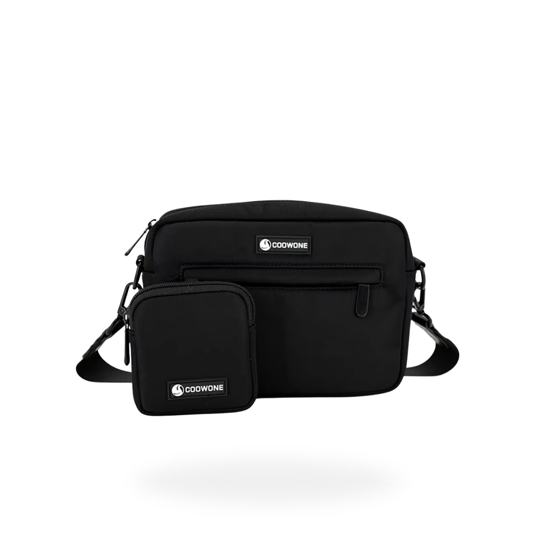 Dog Walking Bag + Treats Pouch - Black